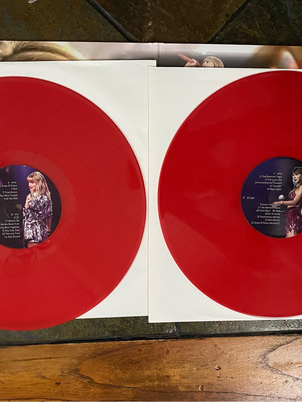 Taylor Swift Bootleg Red Vinyl
